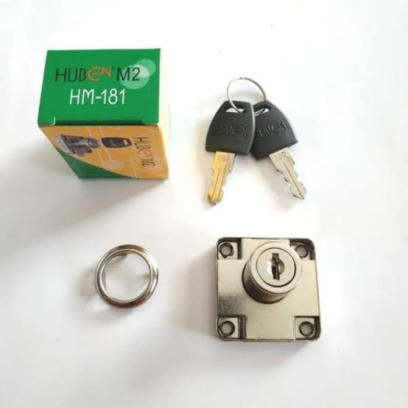 Kunci Laci Lemari Panjang 2cm HUBEN TIPE HM 181-22 M2 Drawer Lock RMP