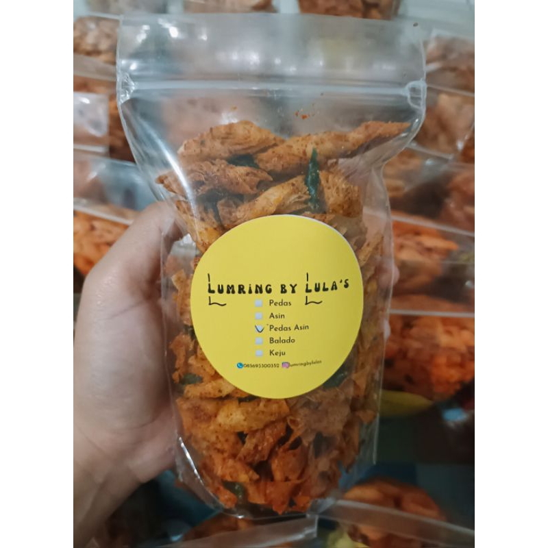 

Lumring 100gr, cemilan micin gurih