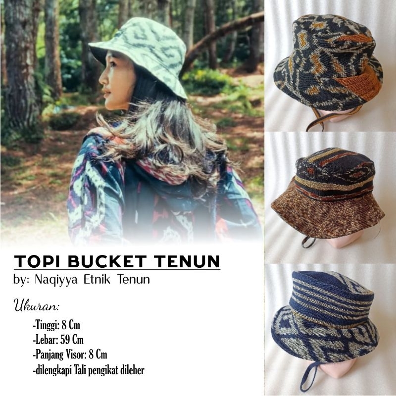 Topi Bucket Tenun