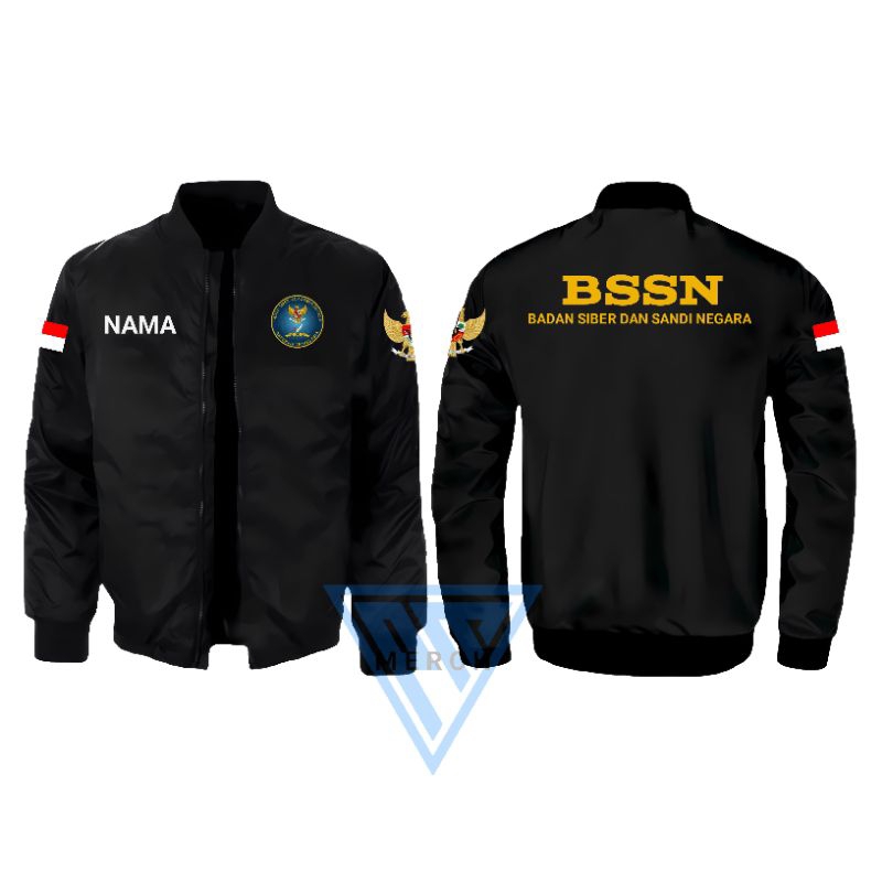 Jaket Bomber BSSN Badan SIBER Dan Sandi Negara Republik Indonesia