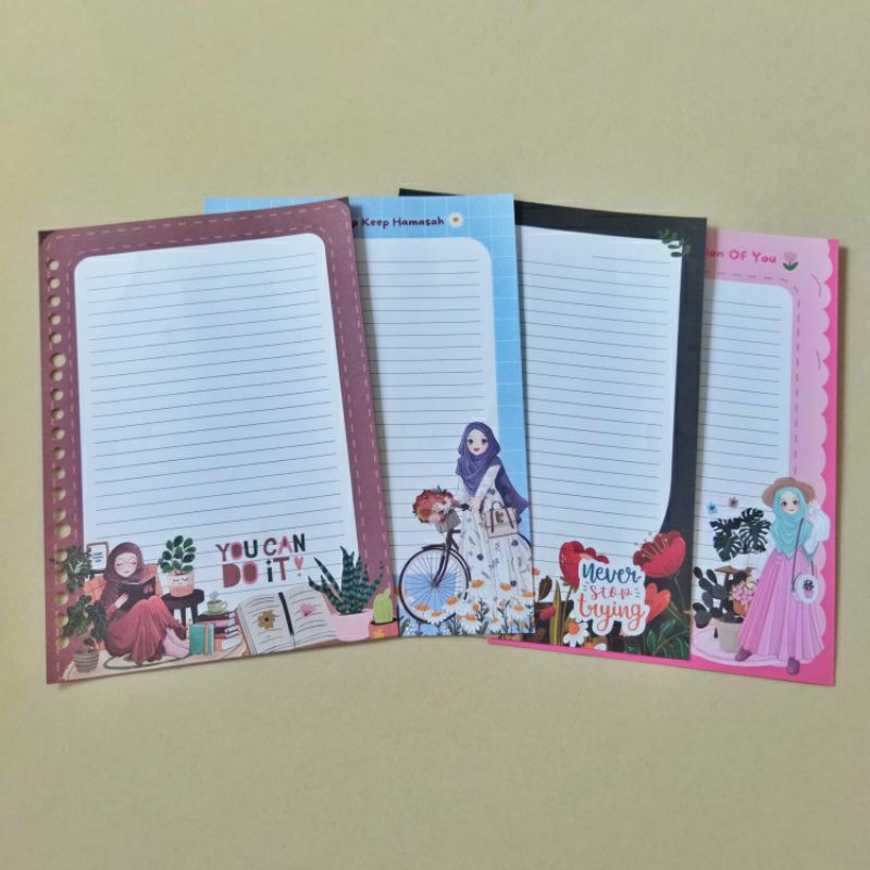 

Per Lembar ‼️ Loose Leaf / Isi Binder A5 20 Ring Tebal Dua Sisi (Bolak Balik)