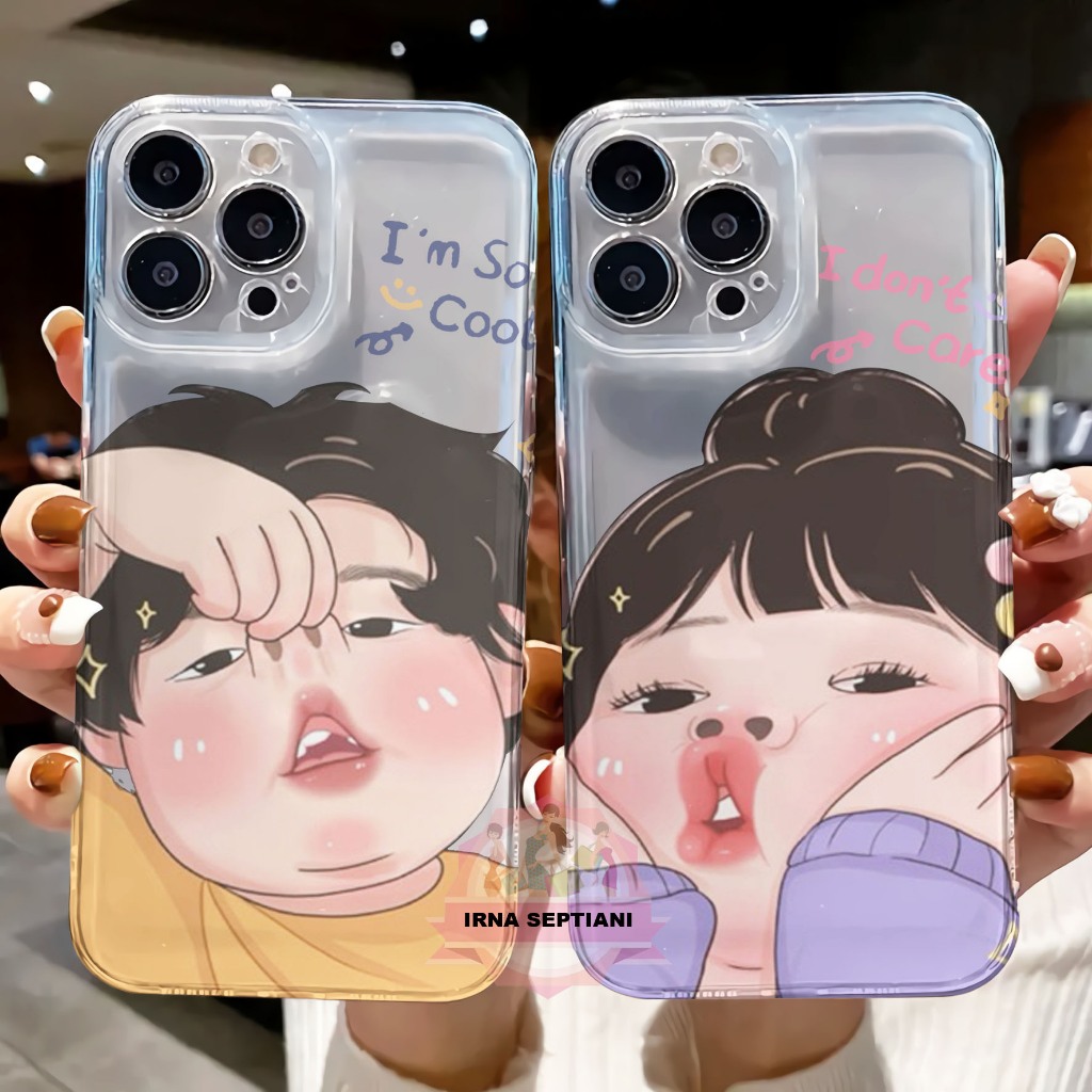 Case Couple Ugly Baby Cute Case hp for  samsung a05 a05s vivo y17s OPPo a98 a38 a18 realme c53 c51 i