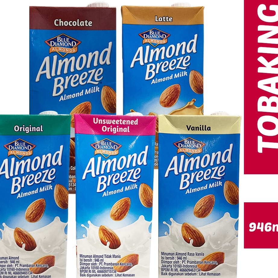 

☍Dijual Murah✮➵ Almond Breeze Blue Diamond 946ml Almond Milk Vanilla Chocolate Latte Barista B81 ➮