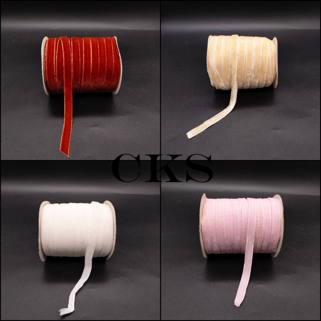 

Pita Velvet / Pita Berudu Ukuran 3/8" (HARGA PER ROLL)