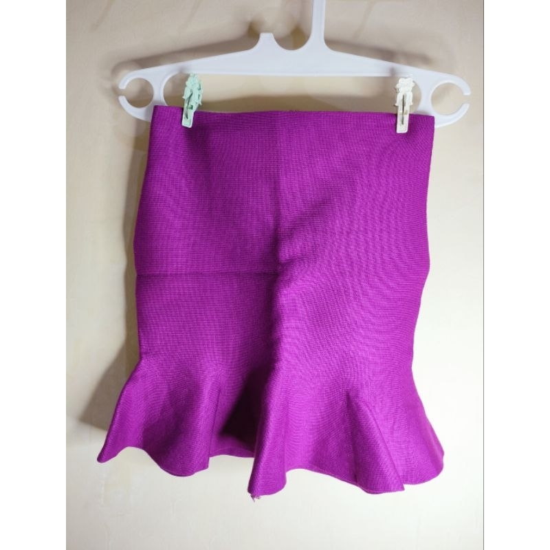 ROK MERMAID UNGU NEWWWW ROK KNIT BAGUS TEBAL import