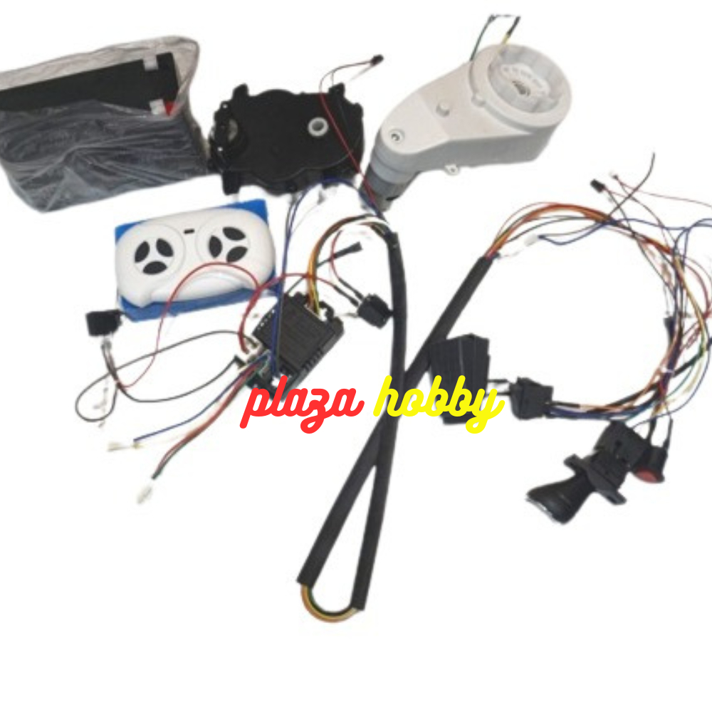 ZCY 1810RX 6V 12V receiver box + remot + kabel set mobil aki anak