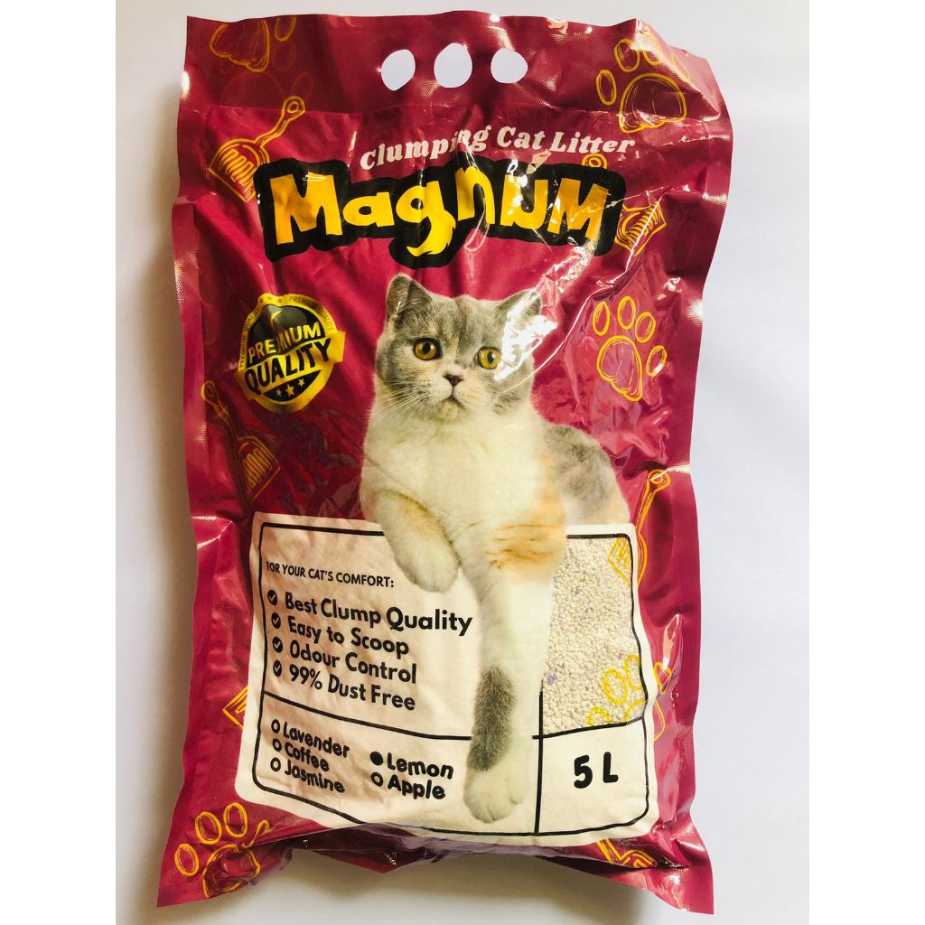 MAGNUM PASIR KUCING LEMON 5lt