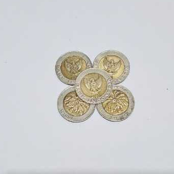 Koin Coin 2 Warna 100% asli