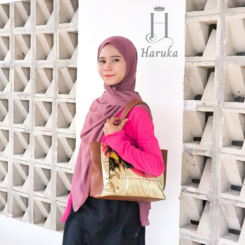 HARUKA OFFICIALSHOP - Totebag Wanita Tas Kantor Jinjing Shoulder Bag