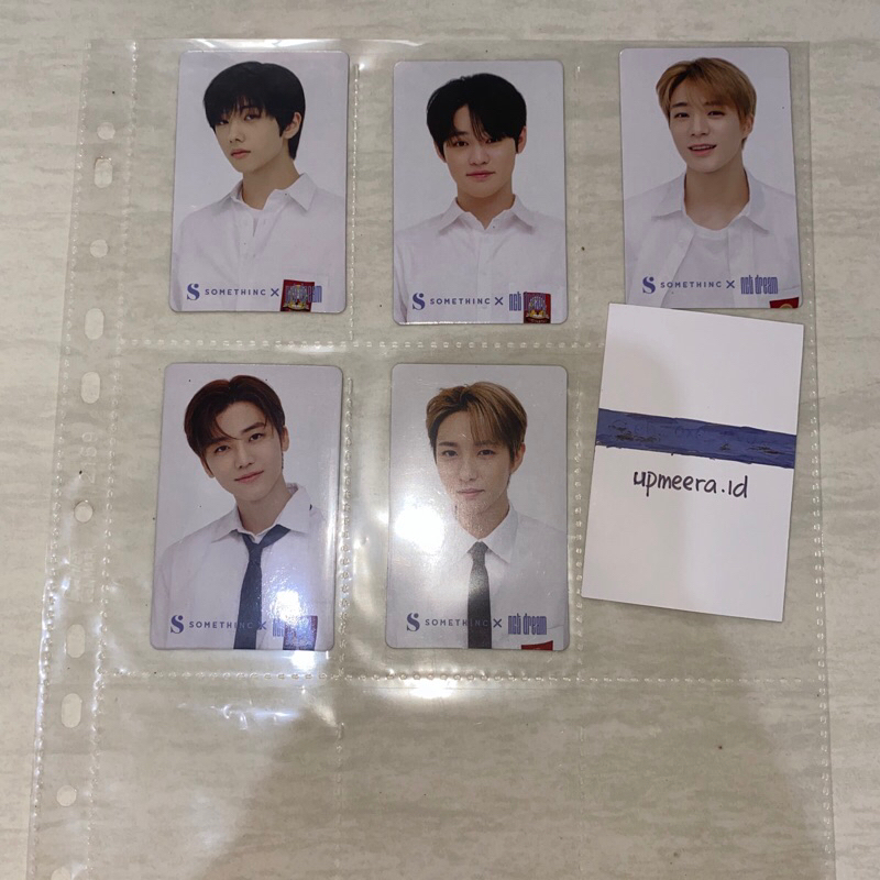 PHOTOCARD PC NCT DREAM X SOMETHINC ANAK SMA JISUNG CHENLE JENO JAEMIN RENJUN