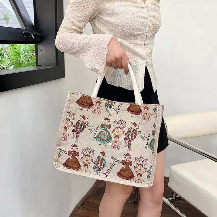 TOTE BAG MOTIF BESAR/TAS TOTE BAG IMPORT/TAS TOTE BAG WANITA TFW 103
