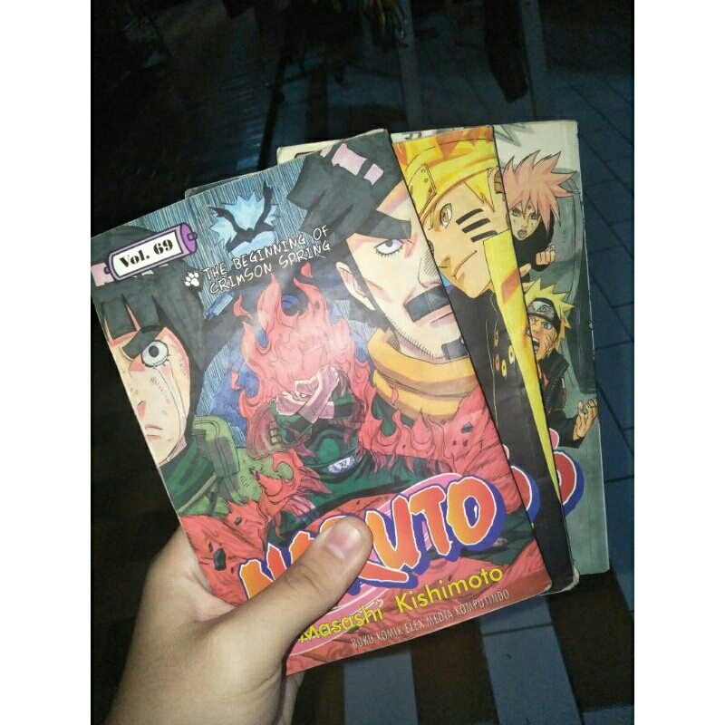 Komik Naruto vol 69 70 71 set kolpri