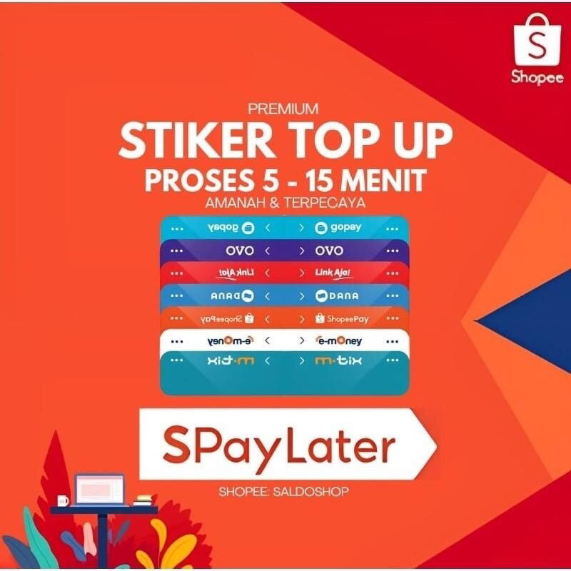 

STIKER AKRILIK SHOPEE DAN EWALLET LAIN BISA