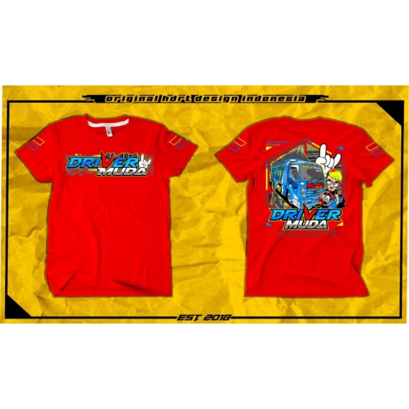 Kaos Truck Driver Muda