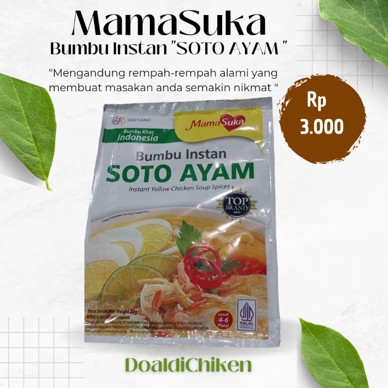 

MamaSuka Bumbu Instan Soto Ayam 20g