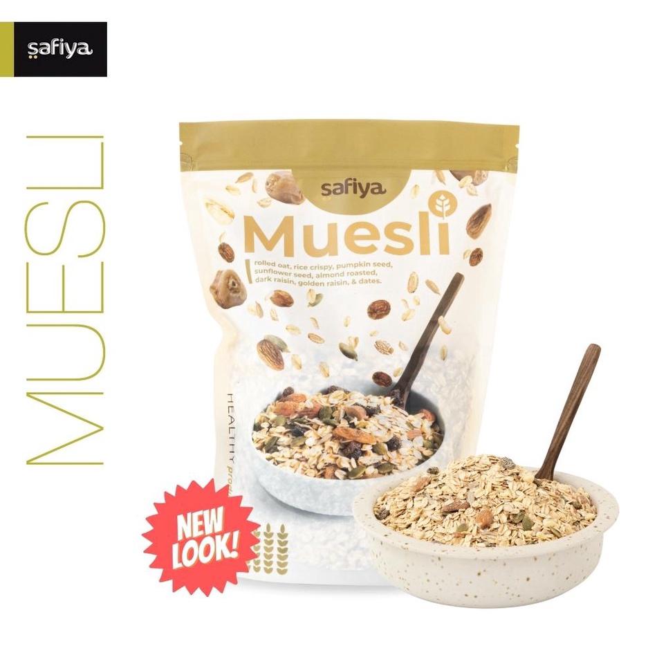 

Serba Murah Muesli Fruit and Seed 1 Kg Sereal Sehat Authentic Safiya Food