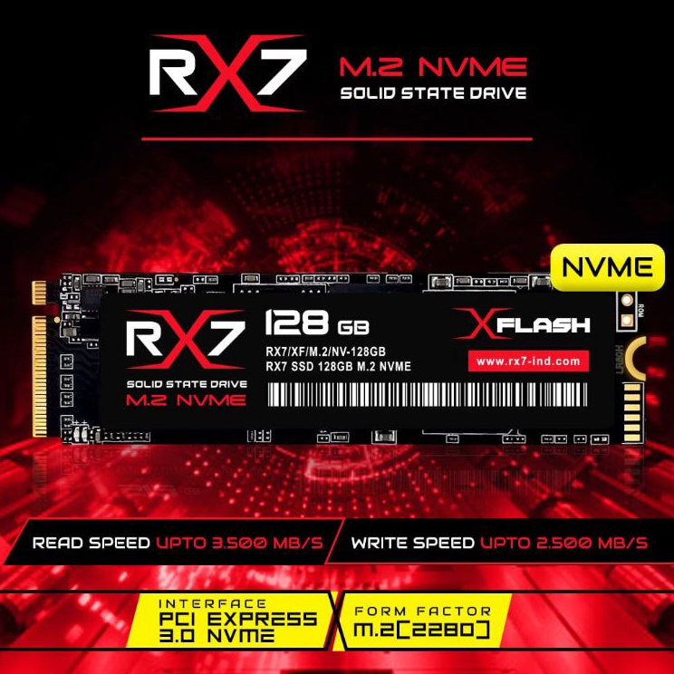 Murah SSD M2 NVME / M2.NVME / M2NVME 128GB RX7