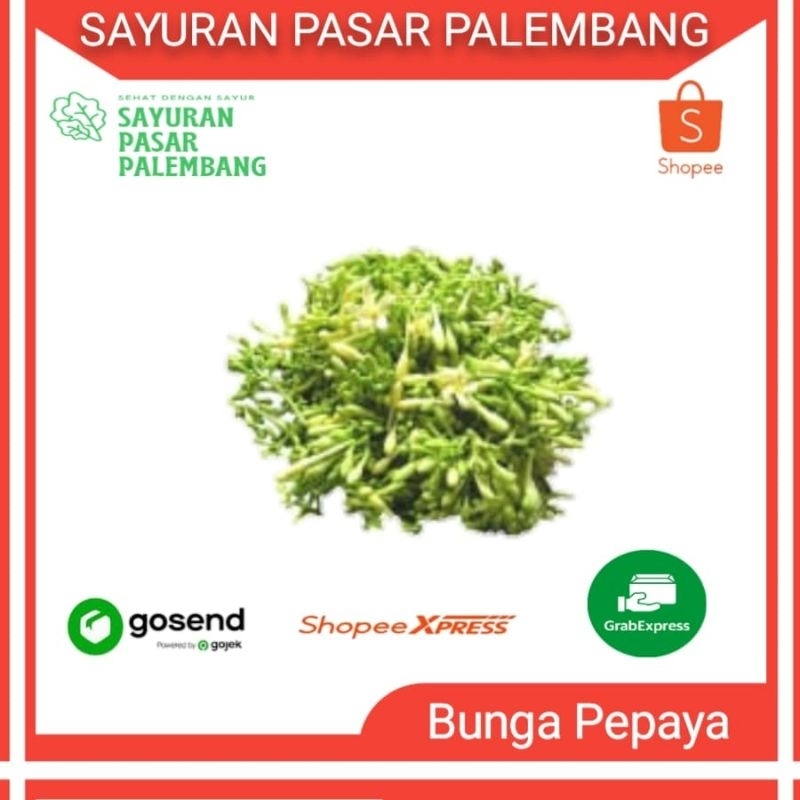 

Bunga Pepaya 100 gram - Sayuran Pasar Palembang