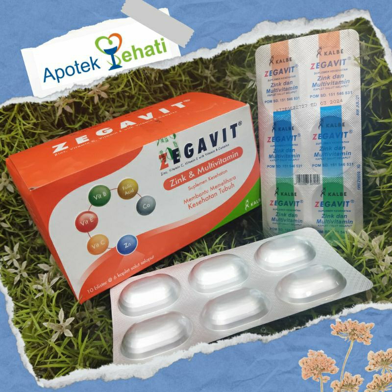 Zegavit Kaplet per Strip Multivitamin & Zinc