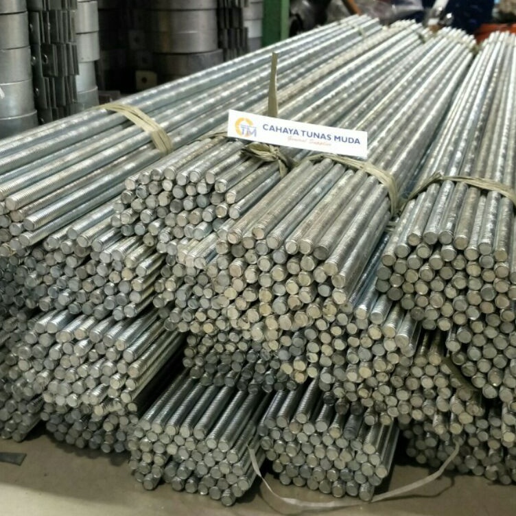 Terbaru Long Drat M-10×1meter | AsDrat M10 Galvanize Ready Stock