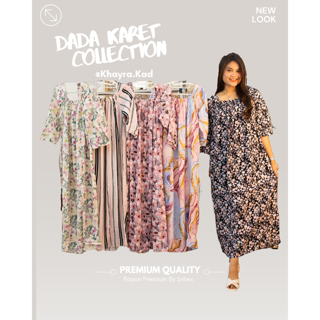 DASTER REMAJA KEKINIAN DRESS DEWASA DADA KARET HOME DRESS BUSUI FRENDLY KERUT PIYAMA WANITA KOREAN S