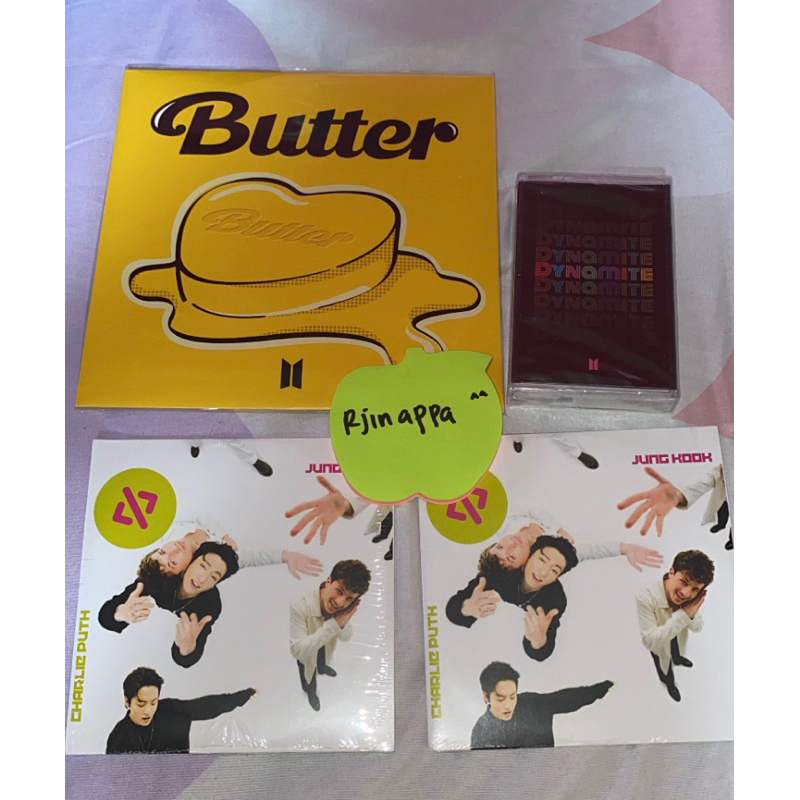VINYL DAN CASSETTE DYNAMITE BUTTER BTS OFFICIAL SEALED DAN UNSEALED