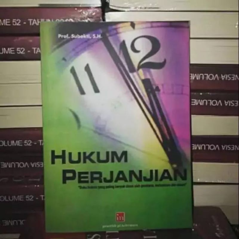 HUKUM PERJANJIAN - SUBEKTI