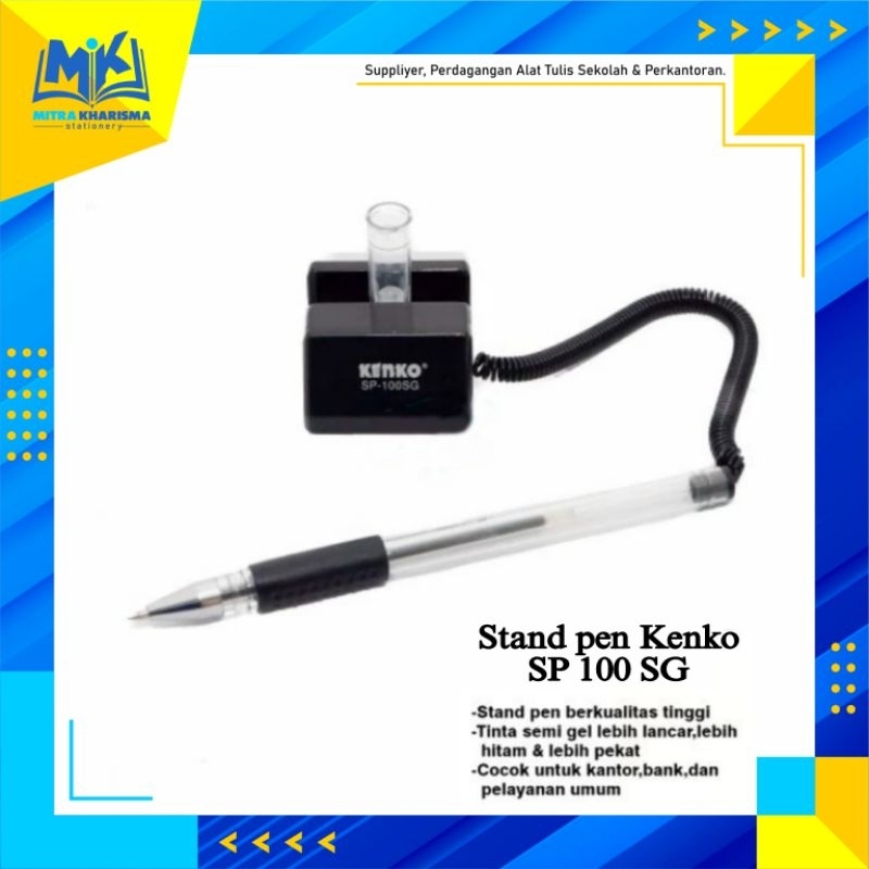 

Stand Pen / Pulpen Meja / Bolpoint Meja KENKO SP 100 SG/ DEBOZZ Tinta Semi Gel
