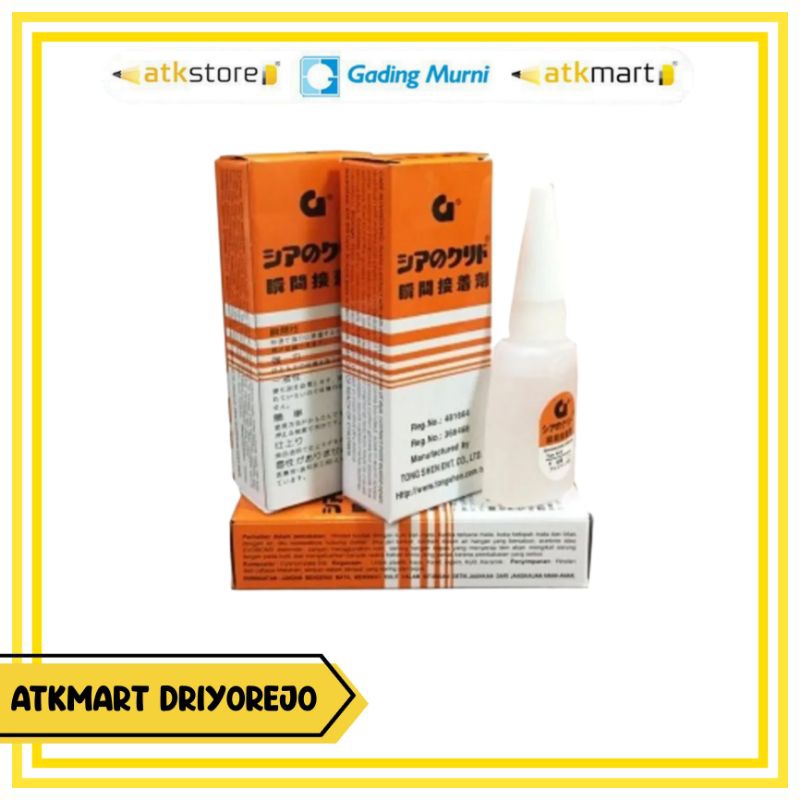 

LEM G SERBAGUNA SUPER GLUE LEM G KOREA SUPER REKAT W-15