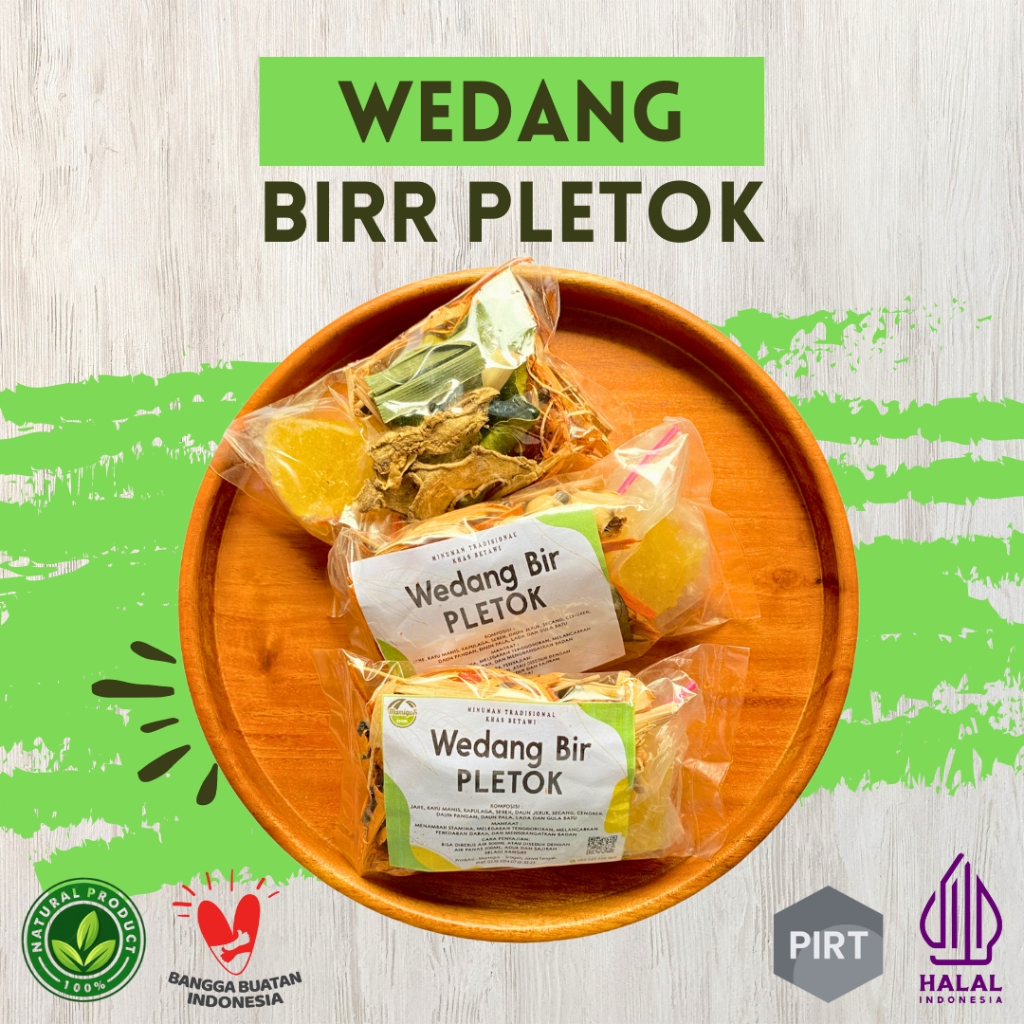 

Wedang BIR PLETOK Rempah Mamigus Khas Betawi