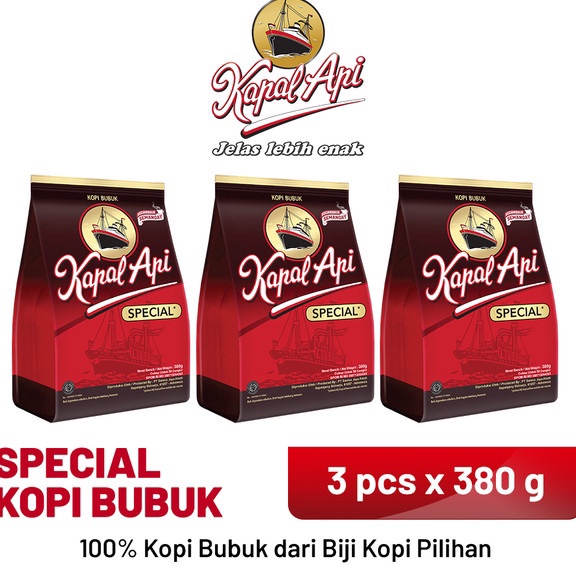 

Terbaru KAPAL API Special Merah 3 X 380 gr