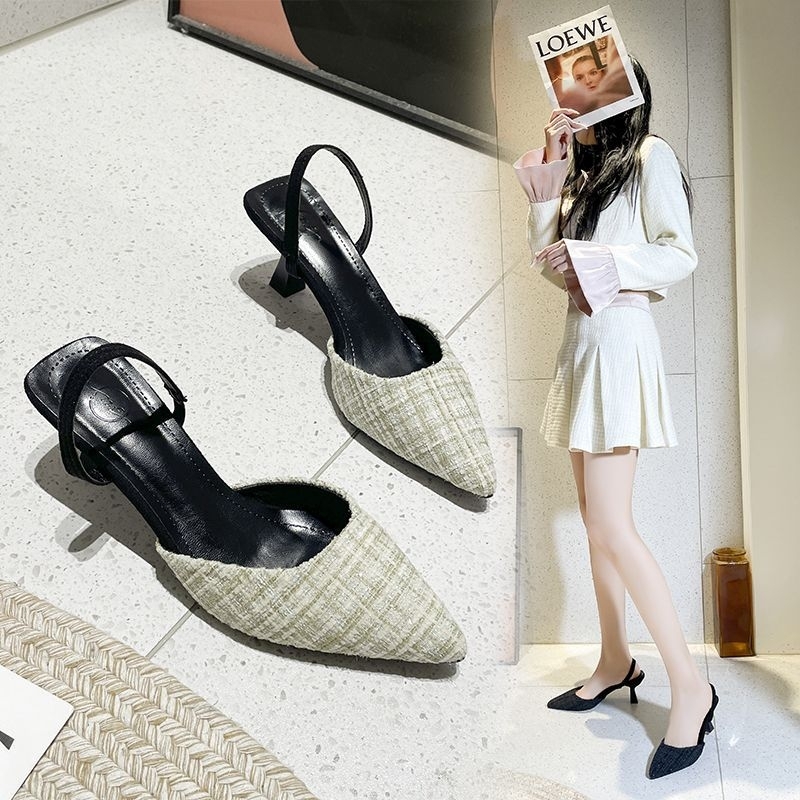 NF8516 - Sandal Heel Pesta Sandal Hak Pesta Wanita Import Sandal model kekinian