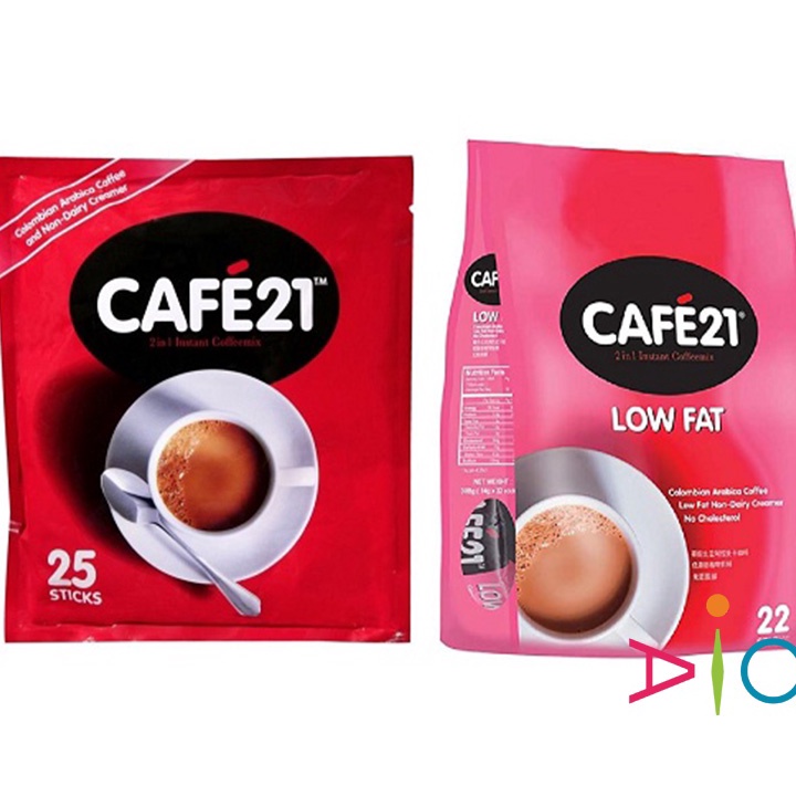 

Hot Sale Cafe 21 Coffee mix 2in1 / Cafe21 Kopi 2 in 1 Tanpa Gula ( No Sugar Added )
