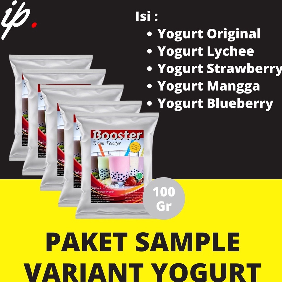 

Best Product PAKET TESTER / SAMPLE Best 5 Varian YOGURT Harga adalah 1 Paket berisi 5 Variant