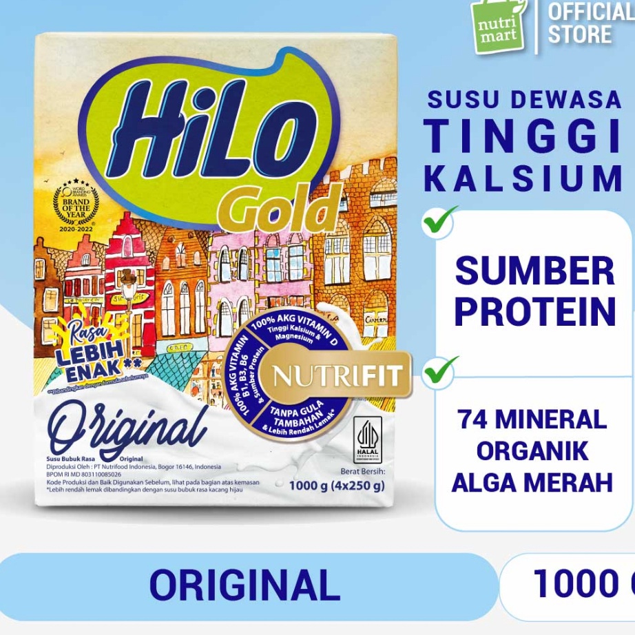 

Terbaru HiLo Gold Original 1000 gram - Susu Tinggi Kalsium Plain