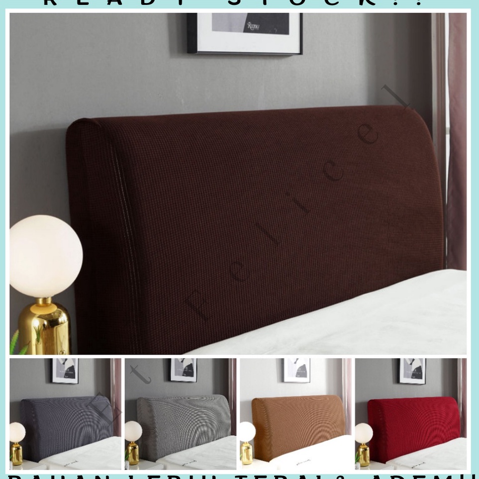 Silahkan Beli Elastic Headboard Cover Plain Corn / Penutup Divan Polos Headbed Sandaran Kasur Elastis Spring Bed