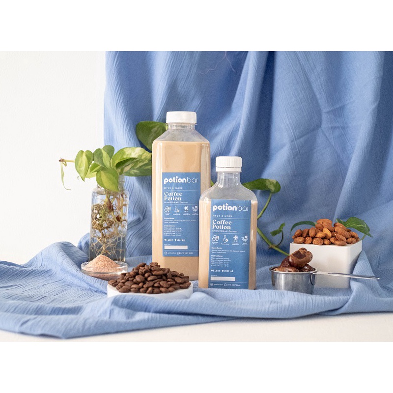

Bestseller Coffee Potion - Kopi Susu Almond Milk Arabika Espresso Diet Low Calorie Rendah Kalori