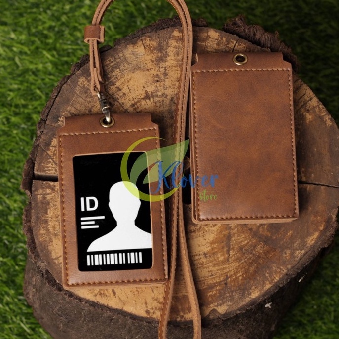 

Stok banyak Card Holder Front Id Card Kalung Holder Name Tag Kulit Souvenir MQ9