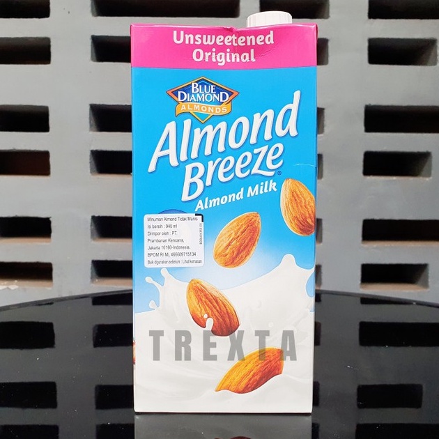 

Laris SUSU ALMOND MILK UNSWEETENED ORIGINAL BLUE DIAMOND 1 LITER