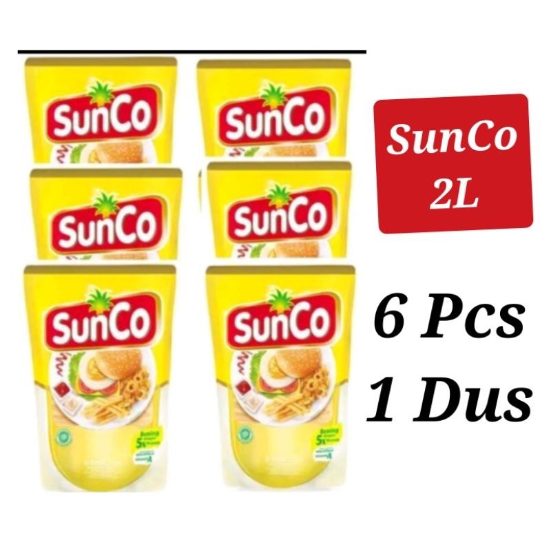 

( JATIM ) SUNCO 2L 1 KARTON / 1 DUS ISI 6 POUCH