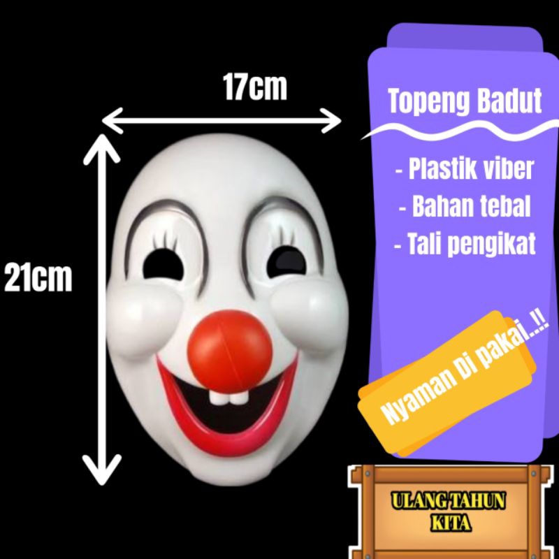 topeng badut,topeng sirkus,topeng lucu,topeng badut clown,topeng badut hidung
