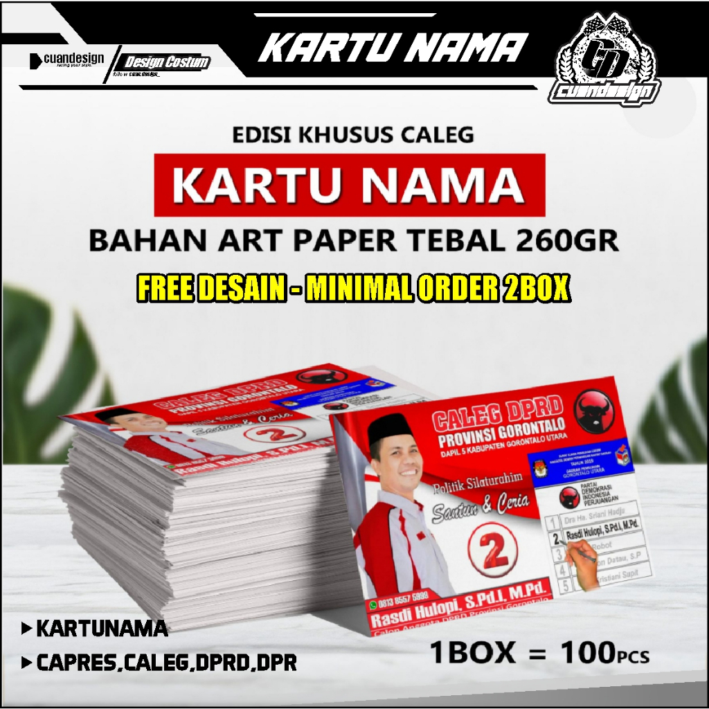 

KARTU NAMA CALEG PARTAI 2024