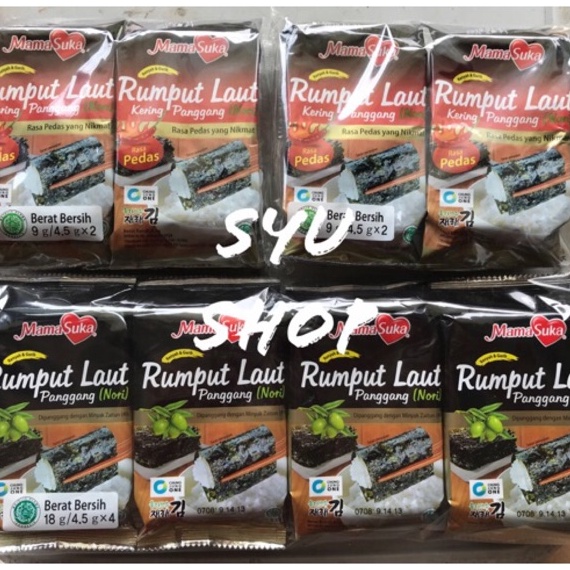 

Murah Rumput laut mama suka mamasuka family package 8’s