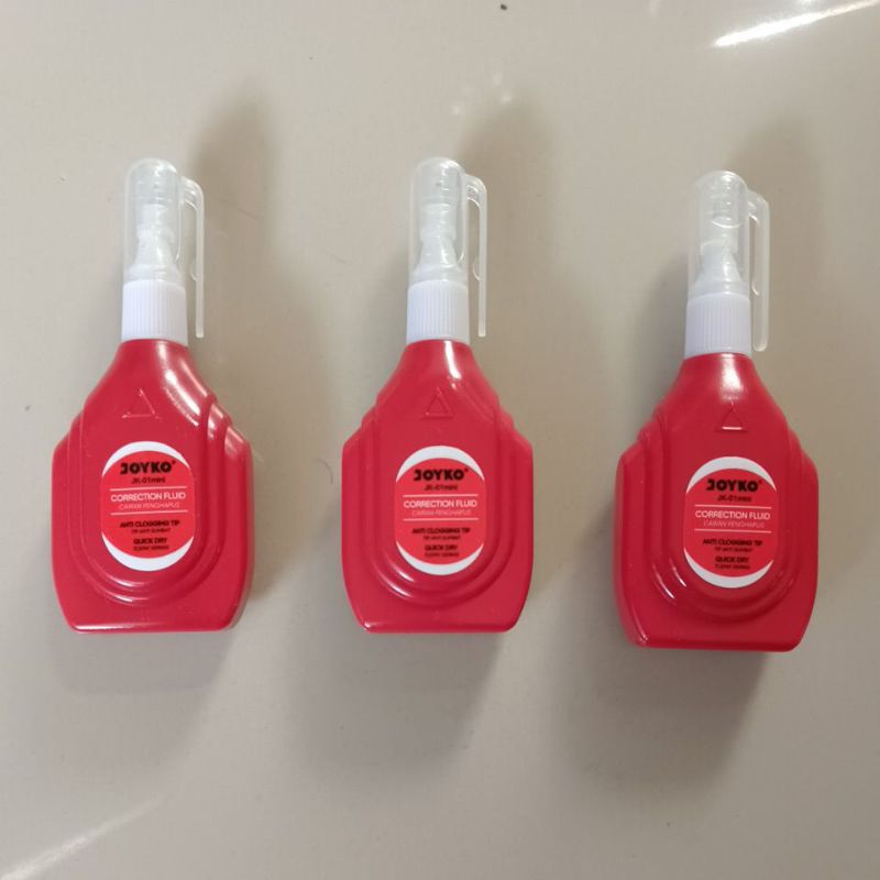 

Tipe Ex atau Correction Fluid Cair Pengkoreksi Penghapus Cair Joyko JK-01 Mini