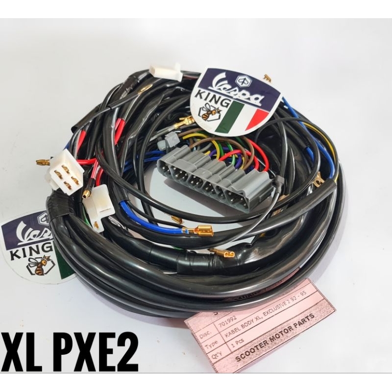 kabel body kelistrikan vespa klasik Excel Exclusive2 Spartan