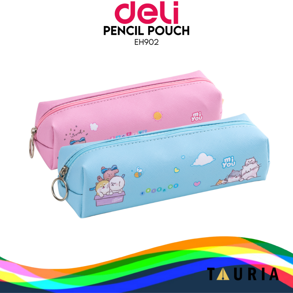 

Deli Pencil Pouch / Tempat Pensil Mi You Warna Pastel Lucu 20 CM EH902