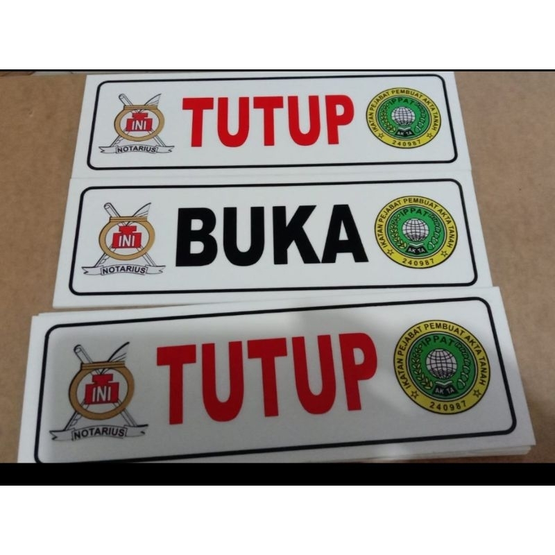 

Buka tutup pintu kantor Notaris&PPAT