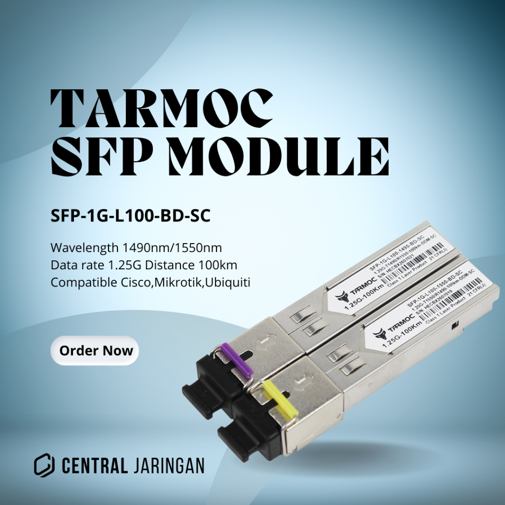Tarmoc SFP-1G-L100-BD-SC | SFP 1G BIDI 100KM |SFP 1G 100KM Single Mode