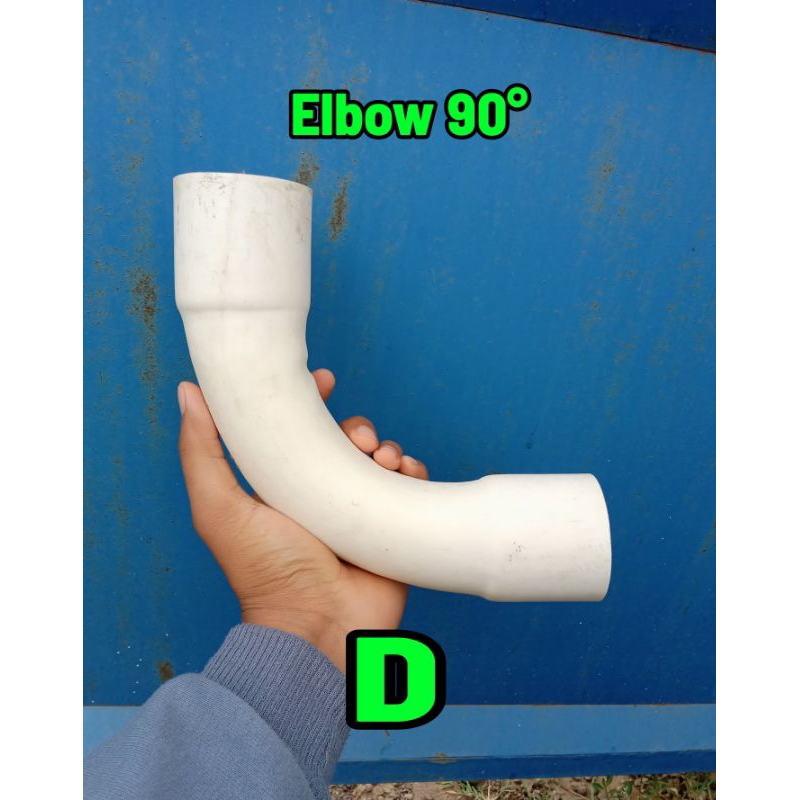Fitting pvc Long elbow 2 inchi type D Large radius