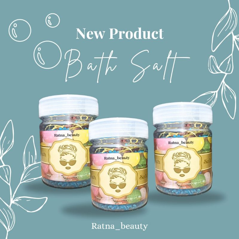 Bath Salt Premium Garam Mandi Rendam Kaki Natural Armoterapi Bunga Kering Dan Rempah